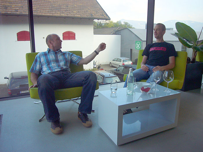 In der Weinkellerei Kaltern