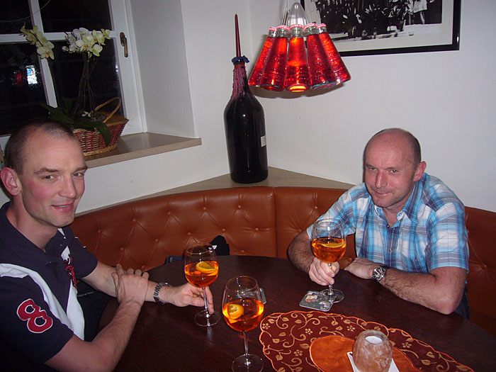 Crodino in der Star Lounge