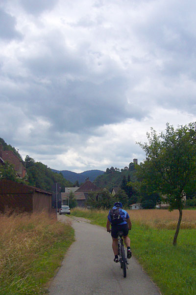 Dunkle Wolken vor Hornberg