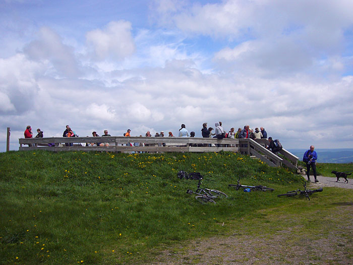Sammelpunkt f&uuml;r Wanderer und Radfahrer