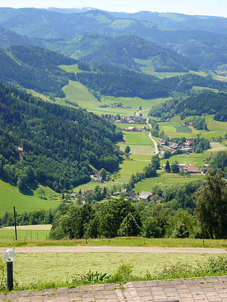 Da geht es gleich hinunter