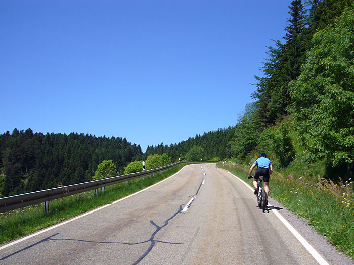 Aufw&auml;rts zum Thurner-Wegekreuz
