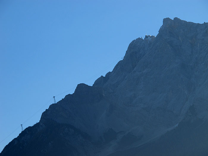 Die Zugspitze noch etwas herangezoomt