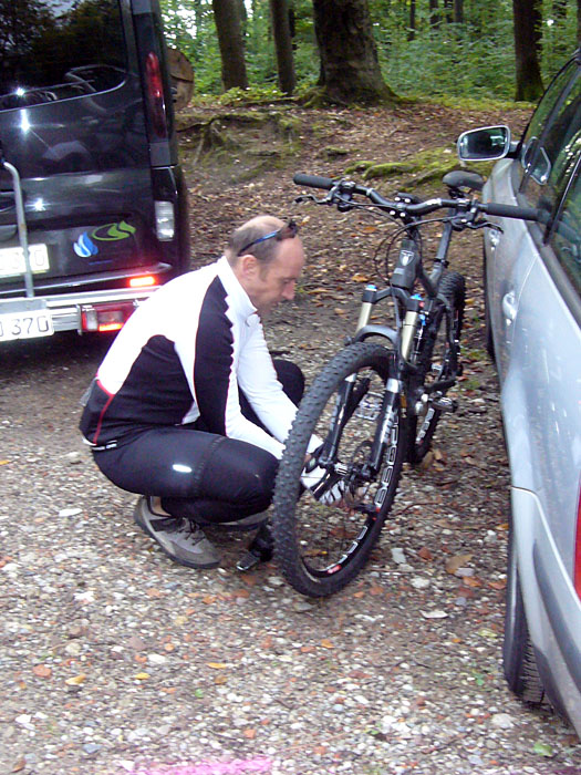 Vorbereitungen zum Start