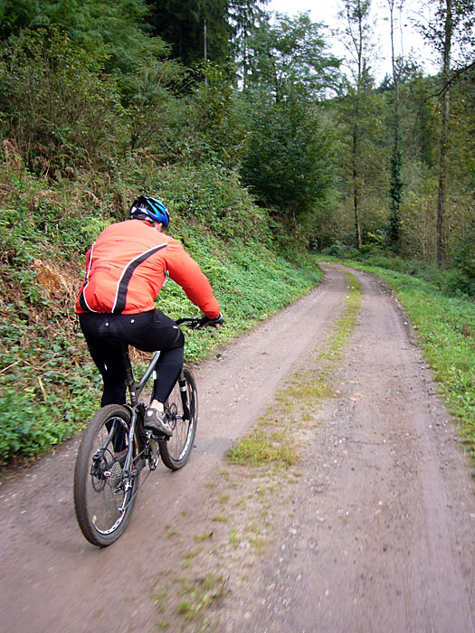 ... und gleich wieder bergauf