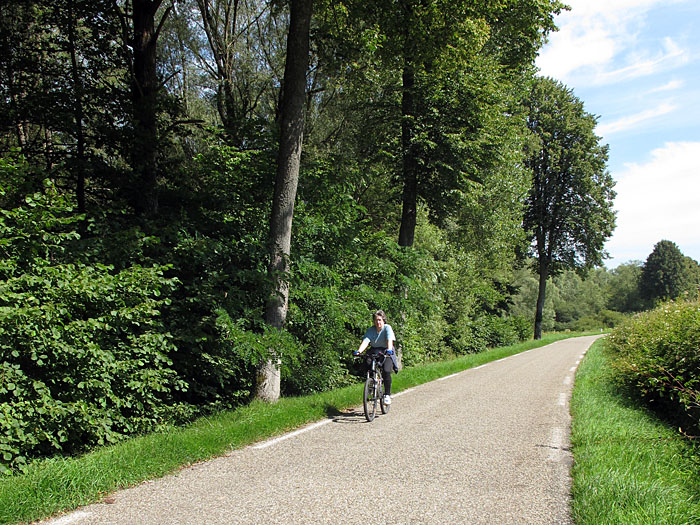 Landstraße in Frankreich