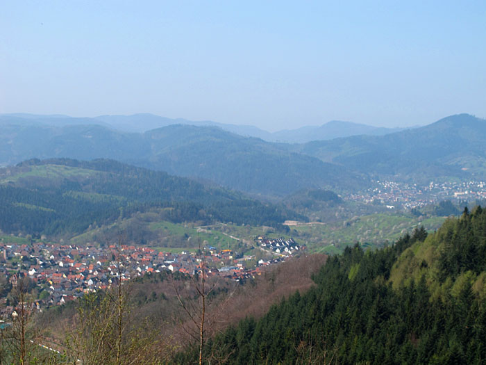 Blick auf Loffenau