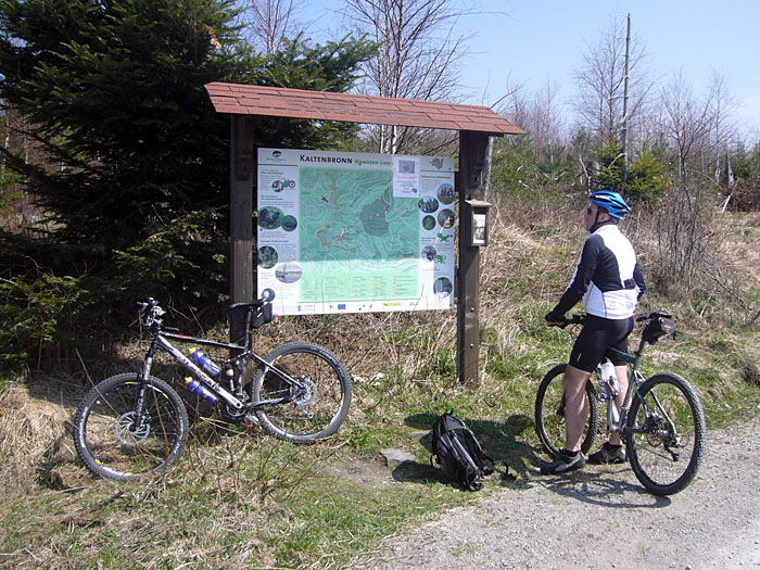 Abzweig bei Kaltenbronn