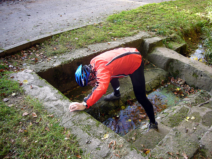 Erst haben wir getrunken, dann gelesen, dass das kein Trinkwasser ist - &ouml;rks?!