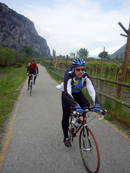 Radweg zum Gardasee