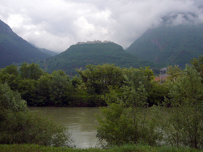 Eine der zahlreichen Burgruinen