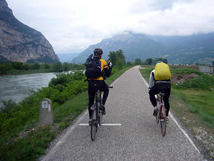 Von Trient bis Kaltern sind es 50 Kilometer