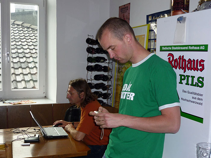 Die letzten Vorbereitungen zur Tour