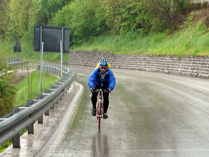 ... also machen wir kehrt und fahren zur&uuml;ck, es sind ja nur 40 km bis zum Auto