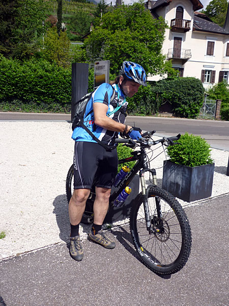 GPS einschalten und Fix abwarten