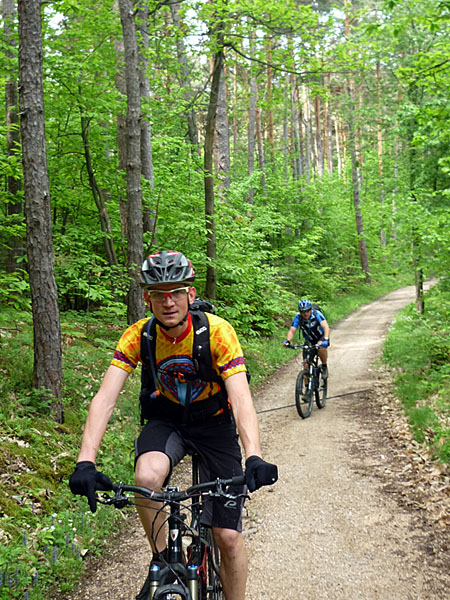 ... mit Carlo im Schlepptau