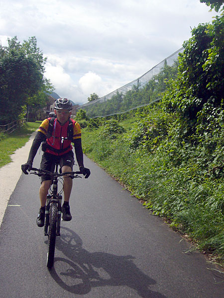 Auf dem "Eisenbahn-Radweg"