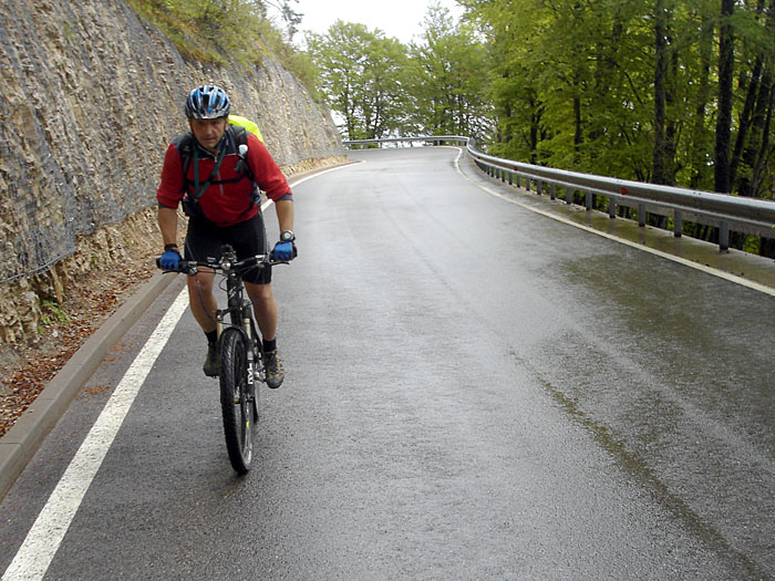 Gas geben und schnell hinauf fahren