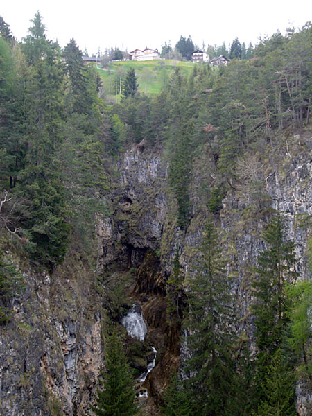 Blick in eine Schlucht