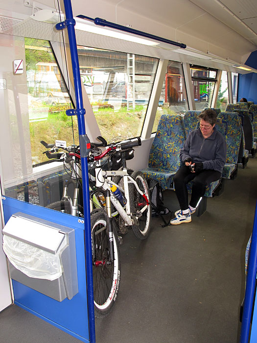 Auf trockene Art und Weise fahren wir zur&uuml;ck nach Miltach ...