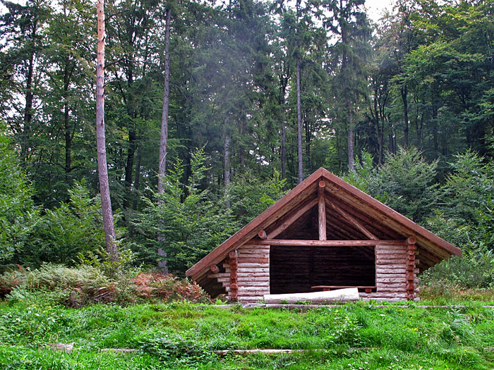 Schutzh&uuml;tte am Col du Litschhof - die h&auml;tte ich sp&auml;ter gebrauchen k&ouml;nnen!