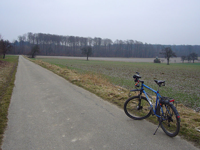 Der Rauhreif auf den Feldern ...