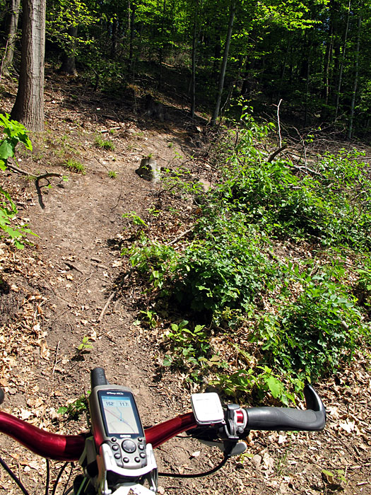 Da soll's raufgehen? Diesmal kneife ich und nehme einen anderen Weg