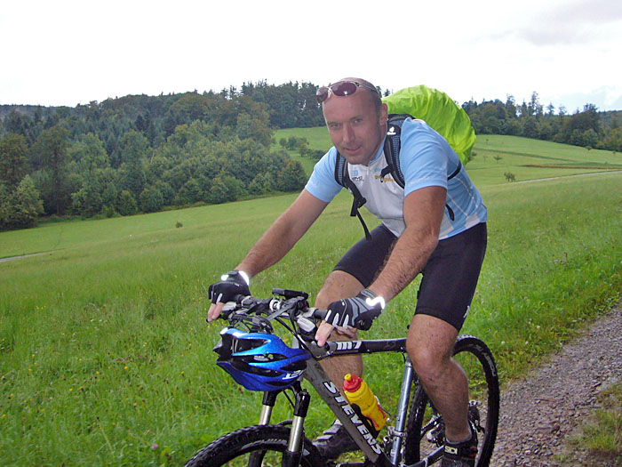 Reini ist nass und schmutzig