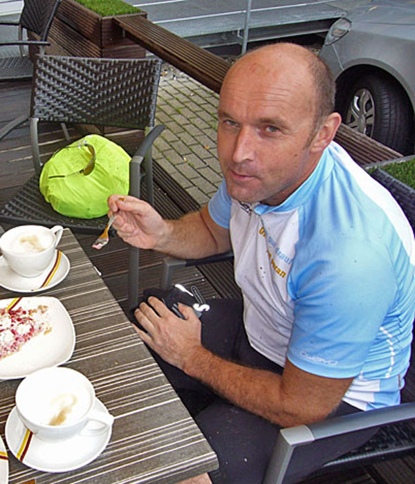 Der Kuchen ist lecker