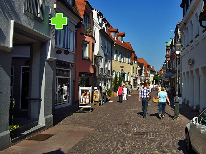 Fahrt durch Ettlingen