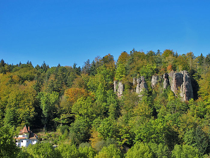 Felsen bei Bad Herrenalb