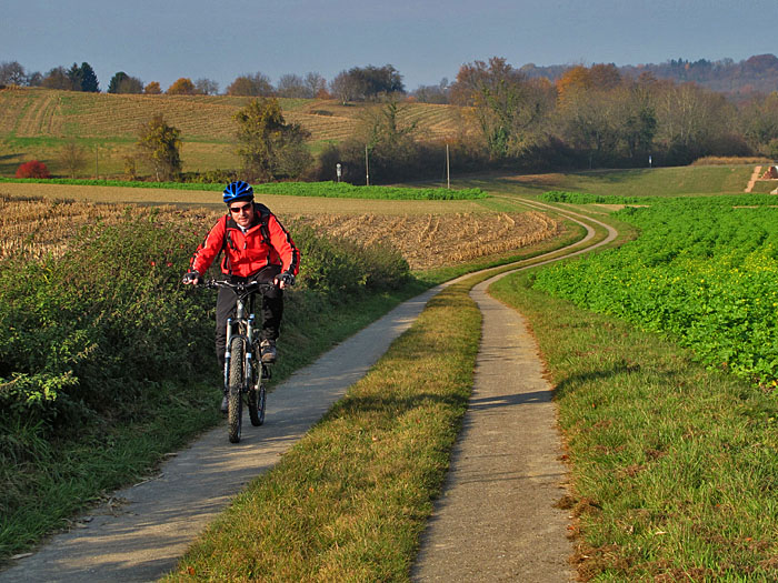 Reini kommt zum Treffpunkt