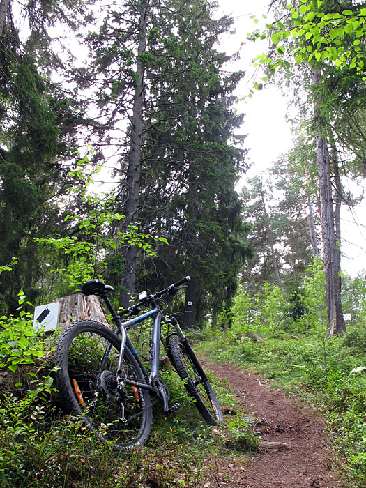 Noch eine steile Schiebepassage