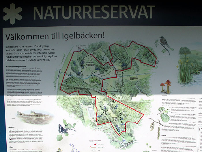Ein Naturreservat voll mit Wegen f&uuml;r L&auml;ufer und Radler