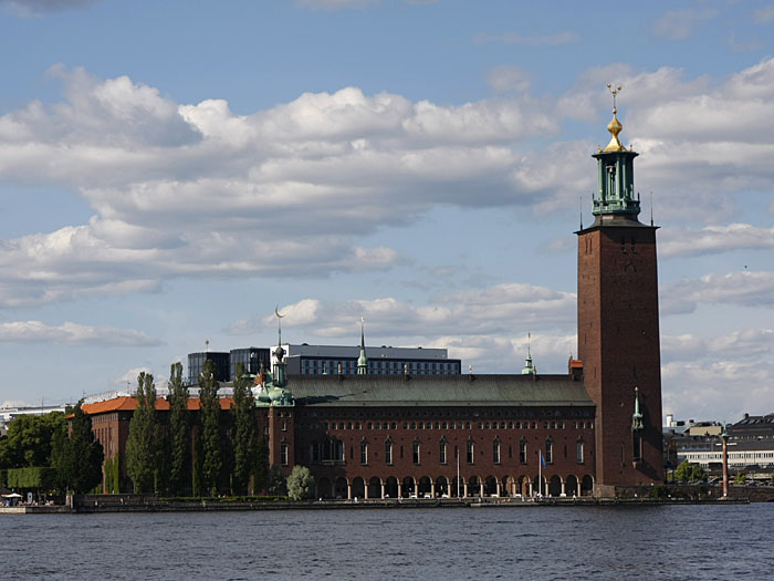 Im Stadshuset finden die Banketts nach der Verleihung der Nobelpreise statt
