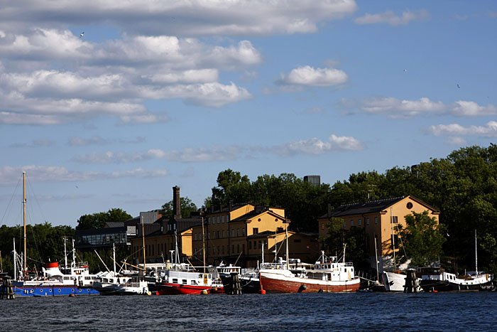 Hausboote an der Torpedowerkstatt