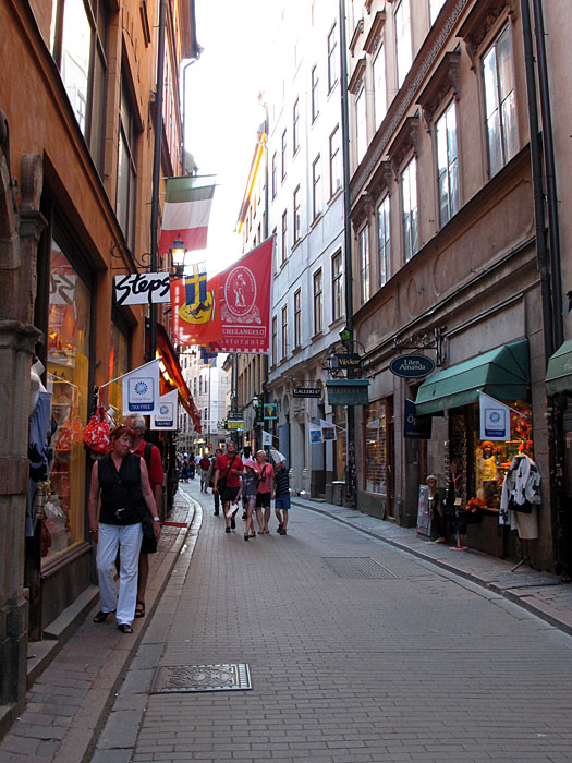 Die Touristenstra&szlig;e Drottninggatan