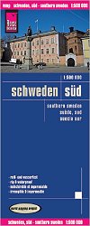 Landkarte Schweden S&uuml;d