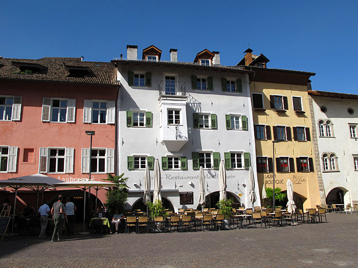 Der Marktplatz von Kaltern