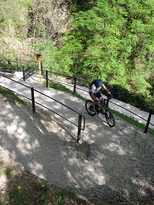 Und noch einmal um die Ecke