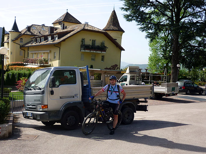 Kurze Pause im Schatten