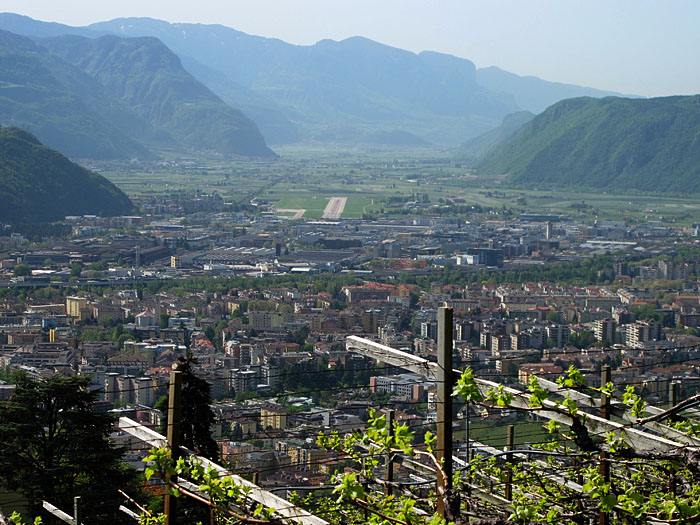 Blick auf Bozen
