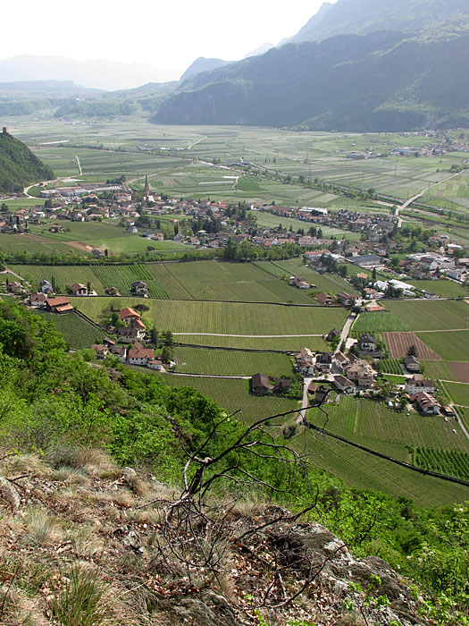Das Etschtal, Richtung Bozen