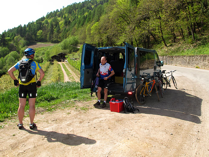 Am Start- und Zielpunkt unserer Tour