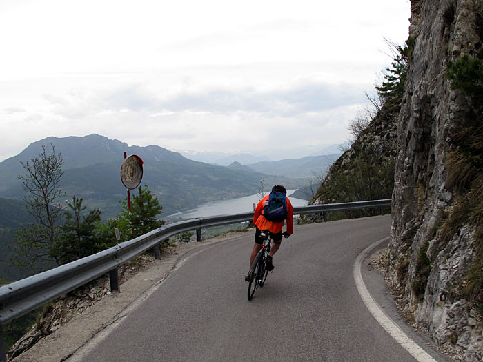 Wenigstens macht uns die Abfahrt ...