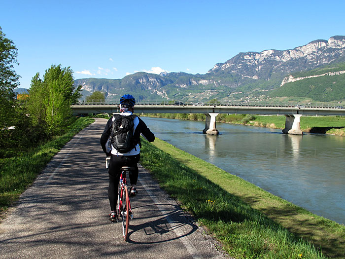 Auf dem Etschtalradweg