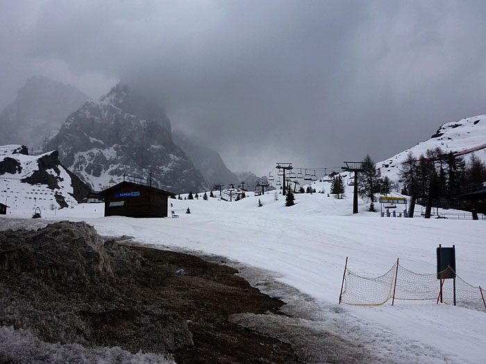 0&deg;C und keine Sonne ...