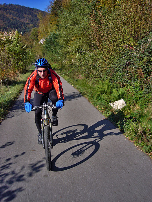 Auf dem "Tour de Murg" Radweg scheint wieder die Sonne