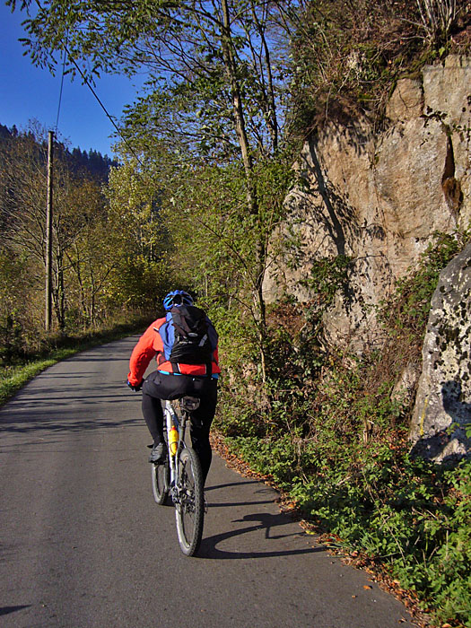 Bergab f&auml;hrt es sich viel leichter ;-)