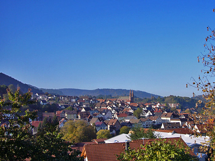 Blick auf Forbach
